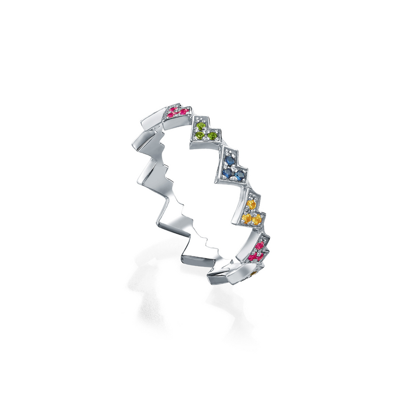 Kamila multicolor ring