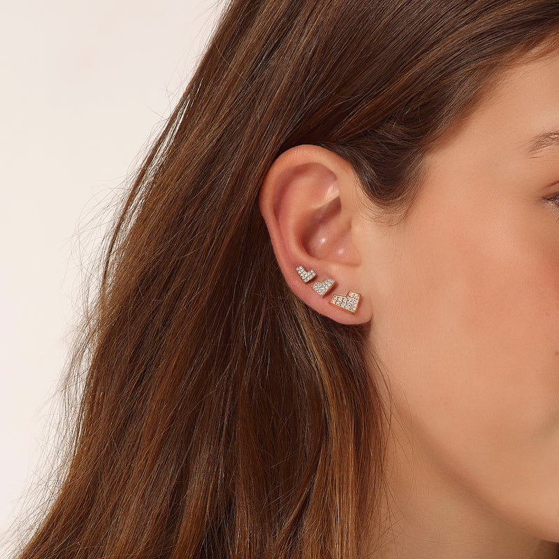 Viziata Oro Bianco Earring