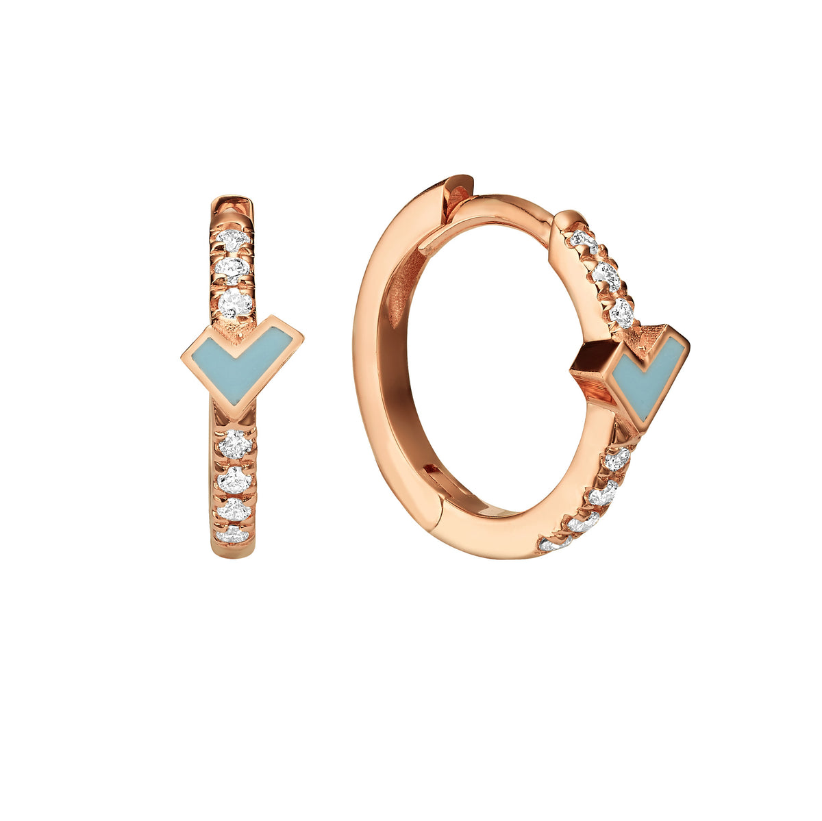 Bella enamel earring - NEW
