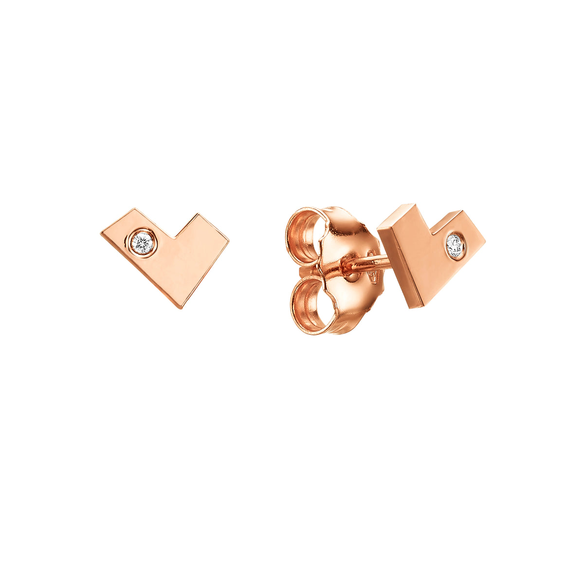 Luna gold stud - NEW