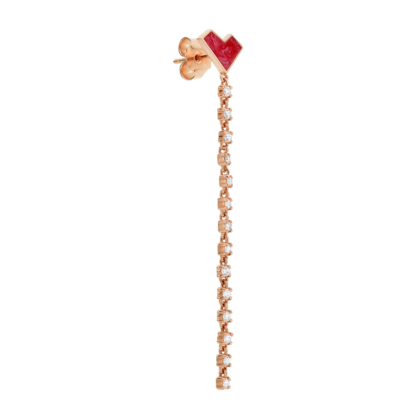 Giulia enamel earring - NEW