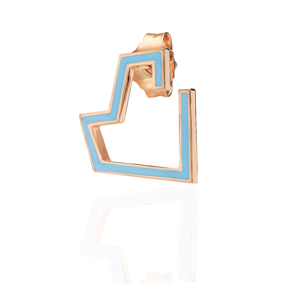 Furba Smalto Turchese Earring