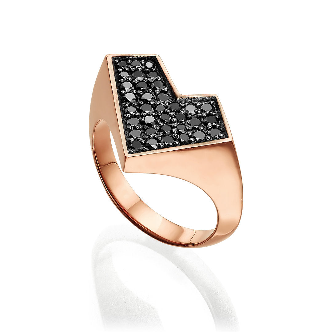 Assertiva Diamanti Neri Ring