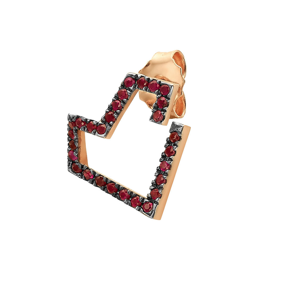 Furba Ruby Earring