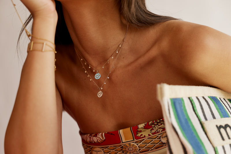 Valentina coin & drops necklace