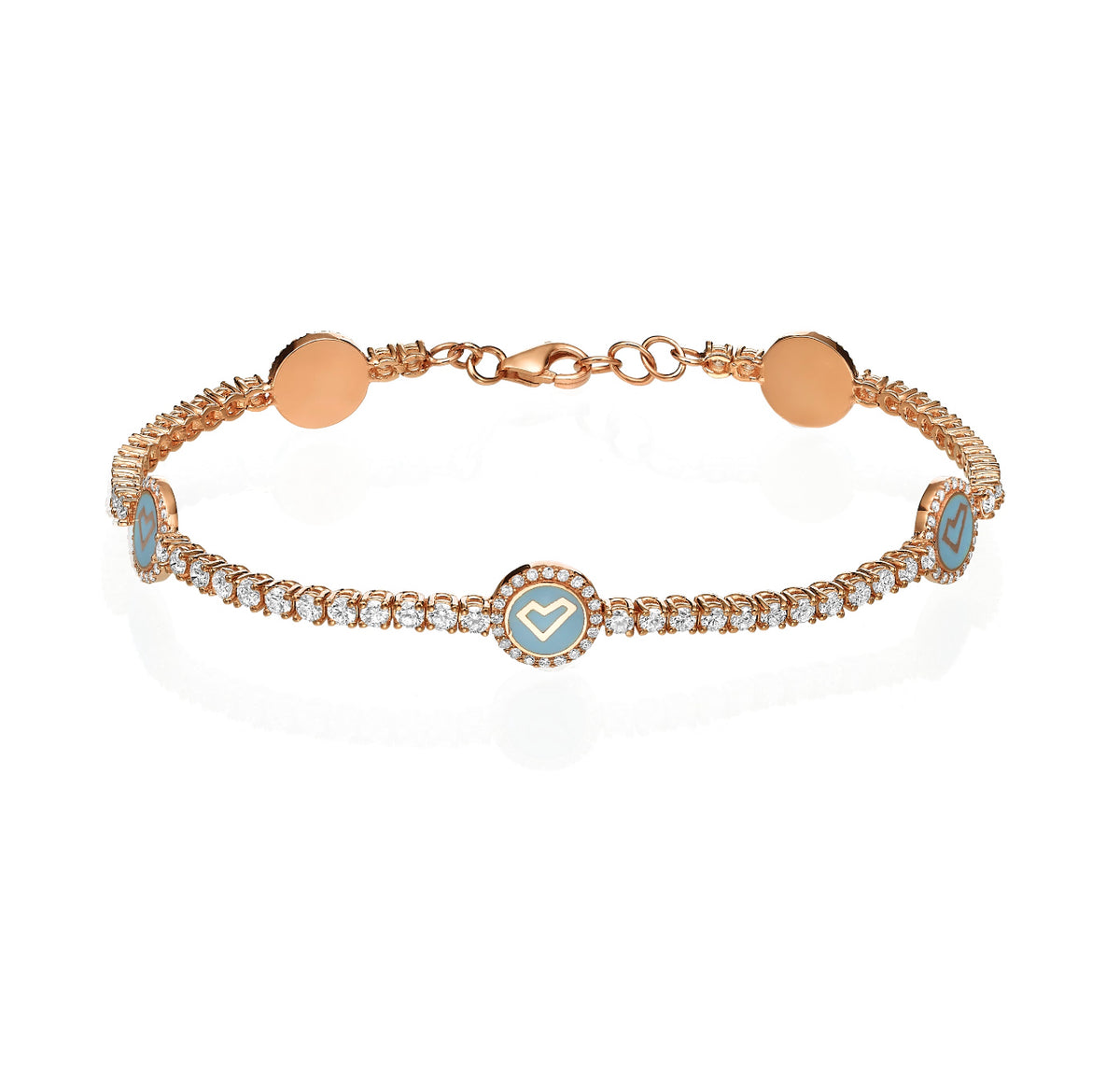 Valentina enamel tennis bracelet - NEW