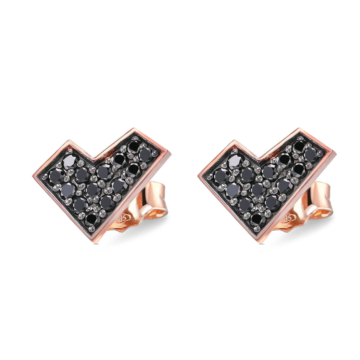 Diana black diamond Earring